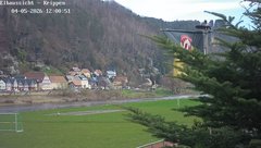 view from Webcam in Bad Schandau Sächsische Schweiz on 2026-04-05