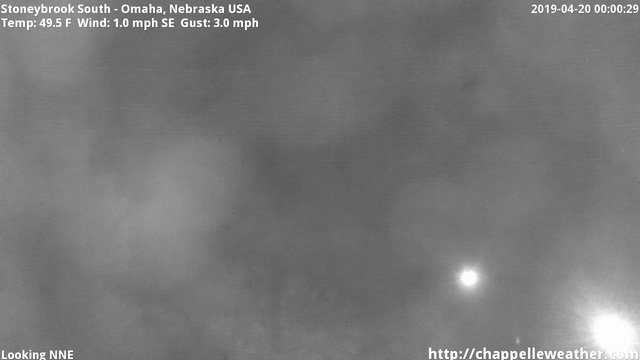 time-lapse frame, Stoneybrook South webcam