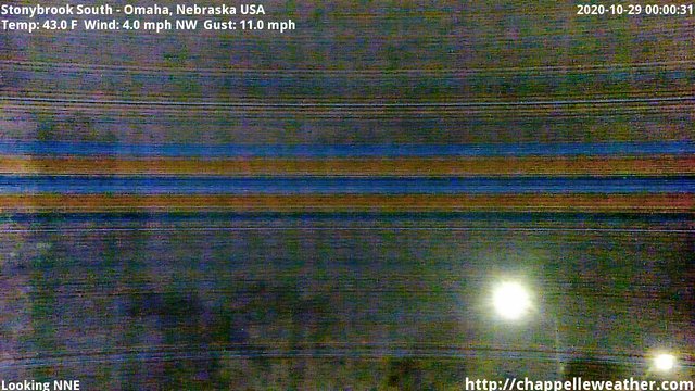 time-lapse frame, Stoneybrook South webcam