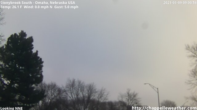 time-lapse frame, Stoneybrook South webcam