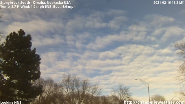 time-lapse frame, Stoneybrook South webcam