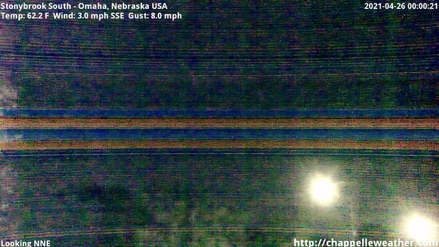 time-lapse frame, Stoneybrook South webcam