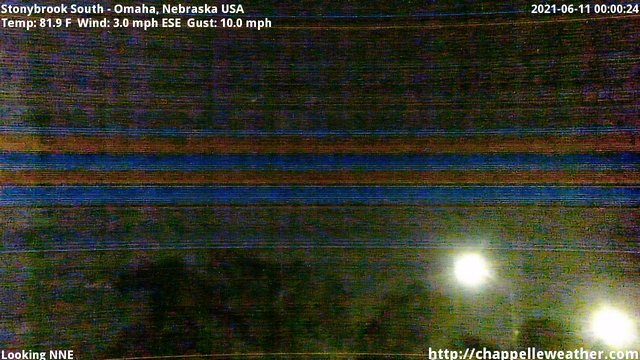 time-lapse frame, Stoneybrook South webcam