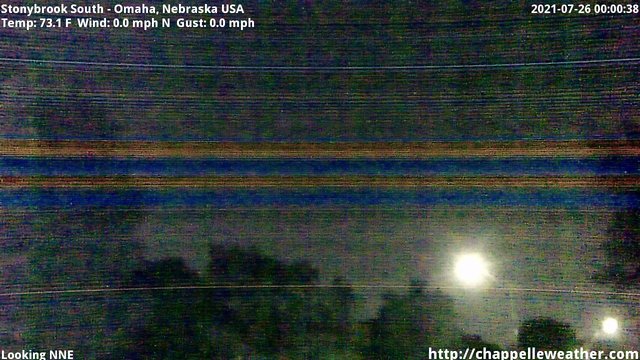 time-lapse frame, Stoneybrook South webcam