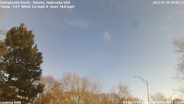 time-lapse frame, Stoneybrook South webcam