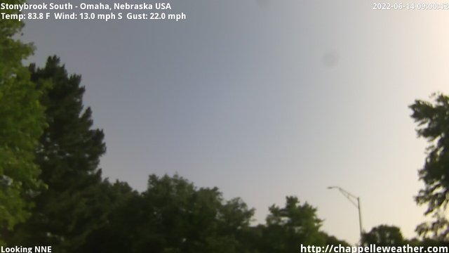 time-lapse frame, Stoneybrook South webcam