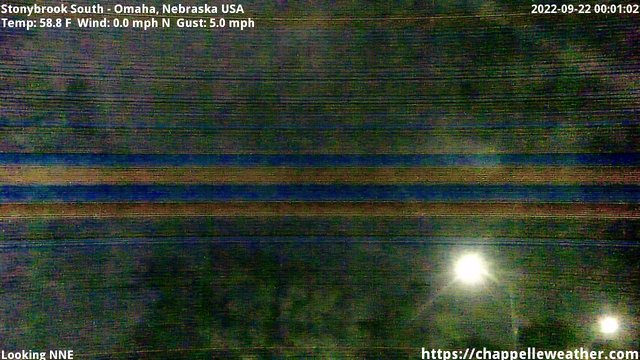 time-lapse frame, Stoneybrook South webcam