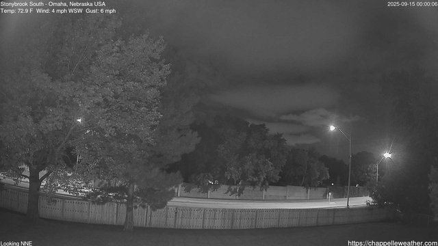 time-lapse frame, Stoneybrook South webcam