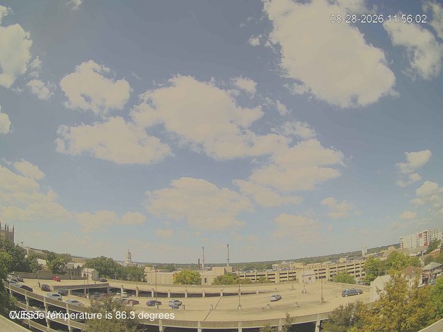 view from University Place Apartments - West Weather on 2026-08-28