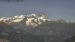 view from Alpe di Mera - Panorama Monte Rosa on 2025-06-22
