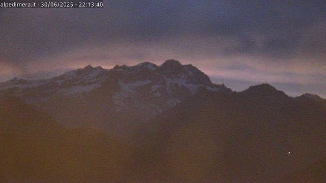 time-lapse frame, Alpe di Mera - Panorama Monte Rosa webcam