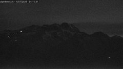 view from Alpe di Mera - Panorama Monte Rosa on 2025-07-01