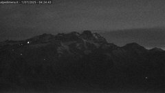 view from Alpe di Mera - Panorama Monte Rosa on 2025-07-01