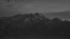 view from Alpe di Mera - Panorama Monte Rosa on 2025-07-01