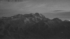 view from Alpe di Mera - Panorama Monte Rosa on 2025-07-01