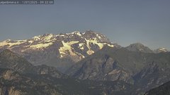view from Alpe di Mera - Panorama Monte Rosa on 2025-07-01