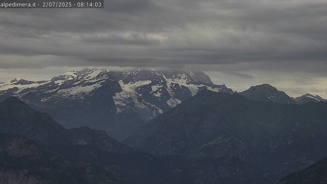 time-lapse frame, Alpe di Mera - Panorama Monte Rosa webcam