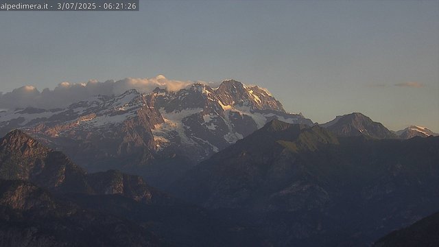 time-lapse frame, Alpe di Mera - Panorama Monte Rosa webcam