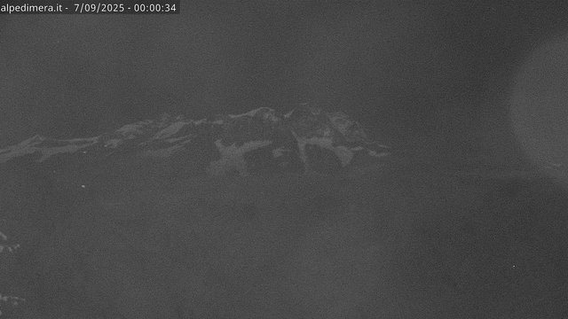 time-lapse frame, Alpe di Mera - Panorama Monte Rosa webcam