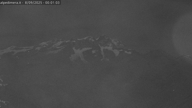 time-lapse frame, Alpe di Mera - Panorama Monte Rosa webcam