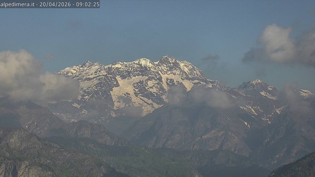 time-lapse frame, Alpe di Mera - Panorama Monte Rosa webcam