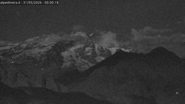 time-lapse frame, Alpe di Mera - Panorama Monte Rosa webcam