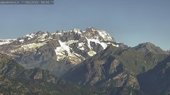 view from Alpe di Mera - Panorama Monte Rosa on 2026-06-11