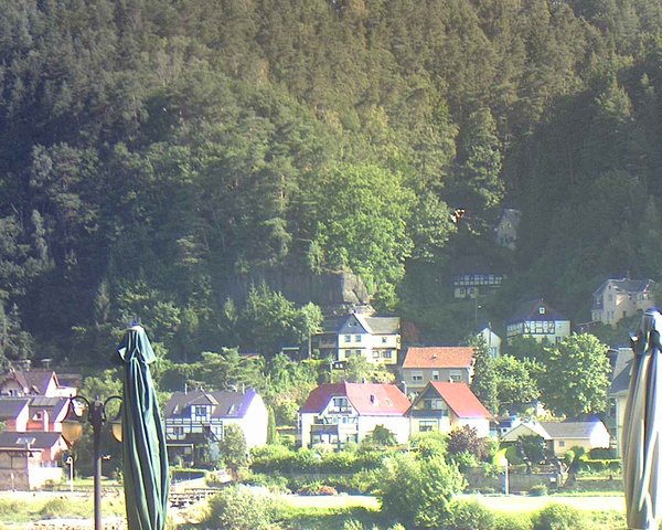 time-lapse frame, Webcam in Bad Schandau, Krippen & Postelwitz webcam