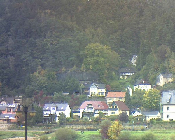 time-lapse frame, Webcam in Bad Schandau, Krippen & Postelwitz webcam