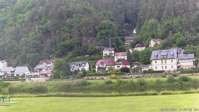 time-lapse frame, Webcam in Bad Schandau, Krippen & Postelwitz webcam