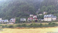 view from Webcam in Bad Schandau, Krippen & Postelwitz on 2025-07-12