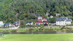 view from Webcam in Bad Schandau, Krippen & Postelwitz on 2025-09-11