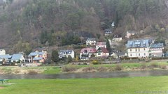 view from Webcam in Bad Schandau, Krippen & Postelwitz on 2026-04-13