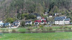 view from Webcam in Bad Schandau, Krippen & Postelwitz on 2026-04-22