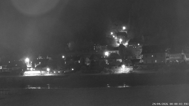 time-lapse frame, Webcam in Bad Schandau, Krippen & Postelwitz webcam