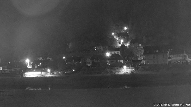 time-lapse frame, Webcam in Bad Schandau, Krippen & Postelwitz webcam