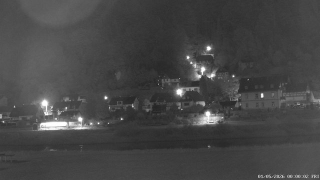time-lapse frame, Webcam in Bad Schandau, Krippen & Postelwitz webcam