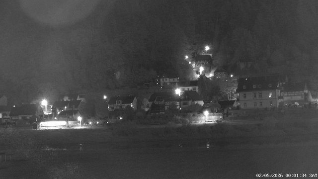time-lapse frame, Webcam in Bad Schandau, Krippen & Postelwitz webcam