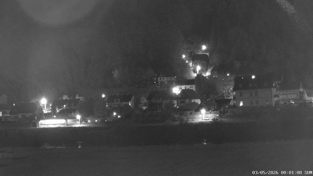time-lapse frame, Webcam in Bad Schandau, Krippen & Postelwitz webcam