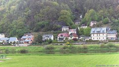 view from Webcam in Bad Schandau, Krippen & Postelwitz on 2026-05-08