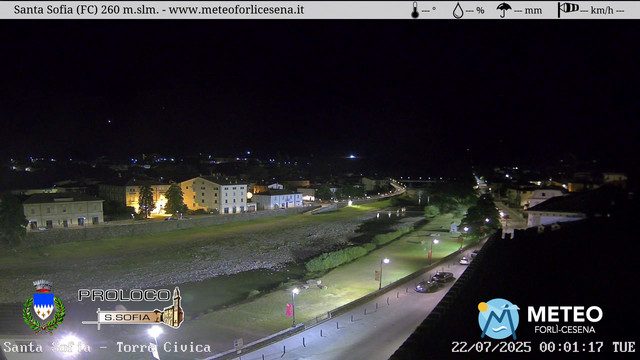 time-lapse frame, Santa Sofia - Torre Civica webcam