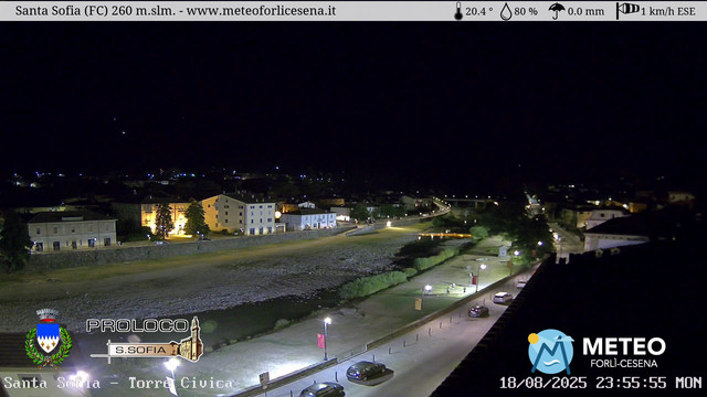 time-lapse frame, Santa Sofia - Torre Civica webcam