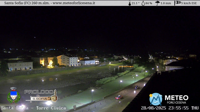 time-lapse frame, Santa Sofia - Torre Civica webcam