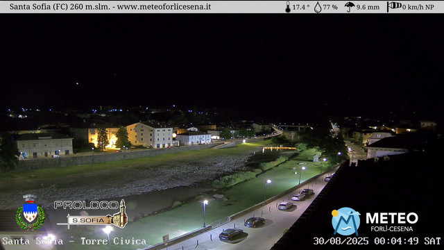 time-lapse frame, Santa Sofia - Torre Civica webcam