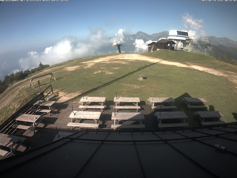 time-lapse frame, Bielmonte Monte Marca ovest webcam