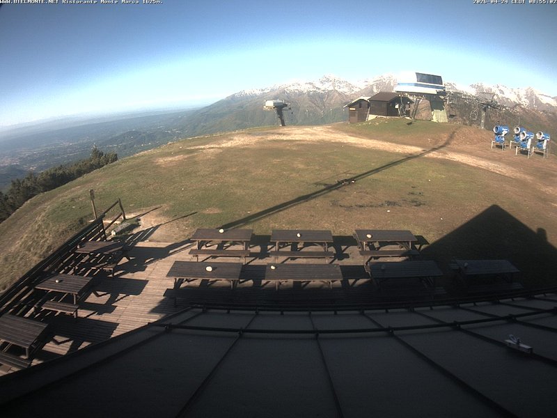time-lapse frame, Bielmonte Monte Marca ovest webcam