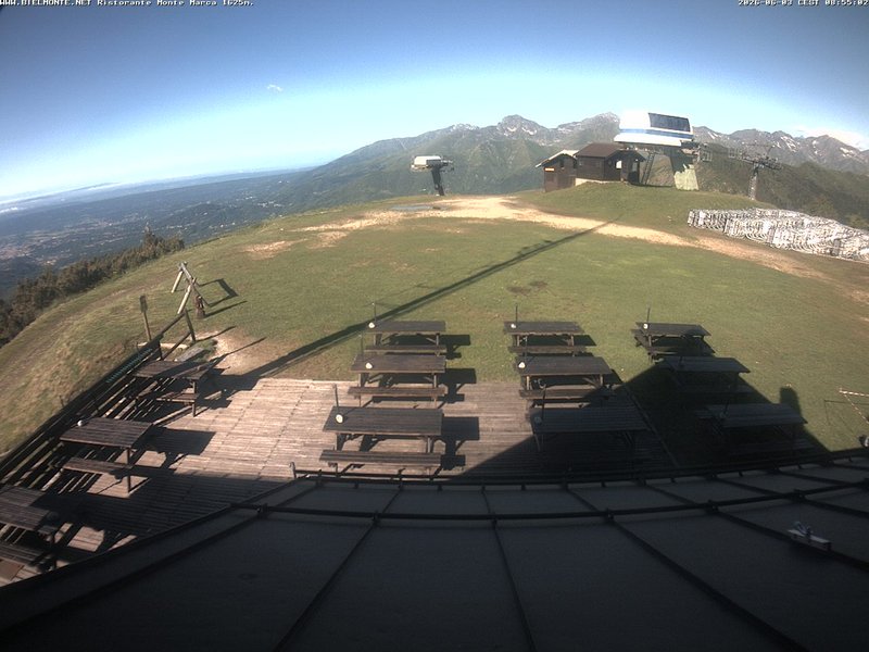 time-lapse frame, Bielmonte Monte Marca ovest webcam