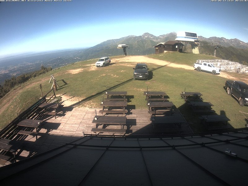 time-lapse frame, Bielmonte Monte Marca ovest webcam