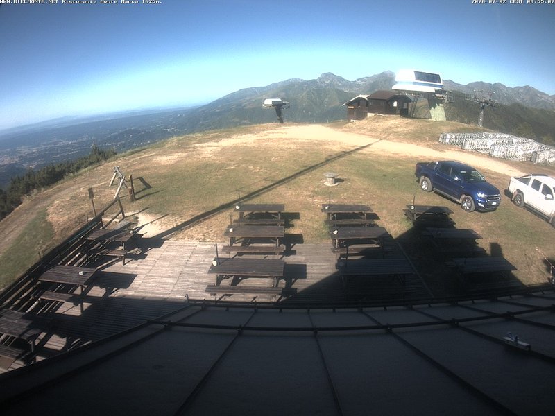 time-lapse frame, Bielmonte Monte Marca ovest webcam