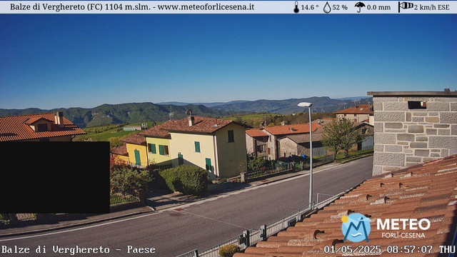 time-lapse frame, Balze di Verghereto - Paese webcam